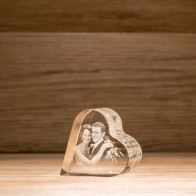 Cuore orizzontale Crystal FGCO 3D