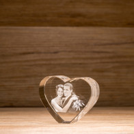 Cuore verticale Crystal FGCV 3D