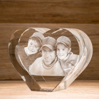 Cuore verticale Crystal FGCVXL 3D