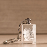 Portachiavi Crystal 3D